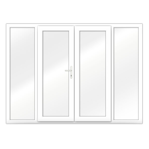 uPVC French Doors with Side Panels