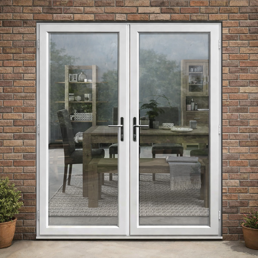 White uPVC French Doors