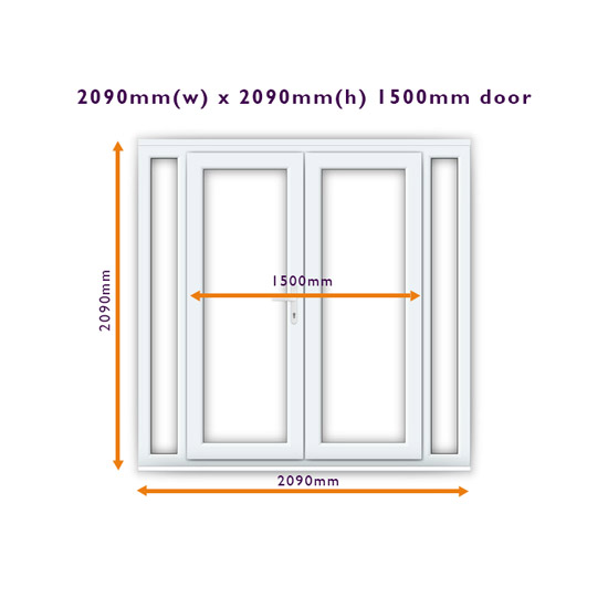 2090mm 1500mm Door