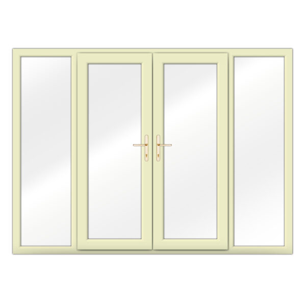 Cream French Doors with side panels
