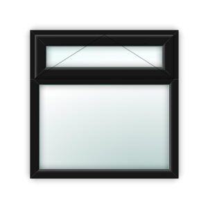 Black UPVC Window Style 6