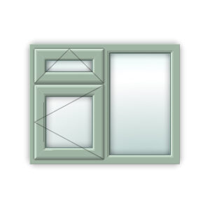 Chartwell Green UPVC Window Style 22