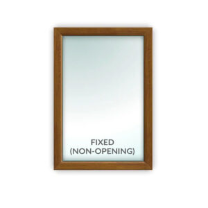 Oak Fixed Window - Style 1A