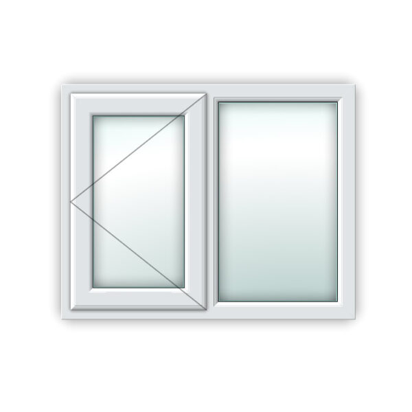 White uPVC Window Style 16