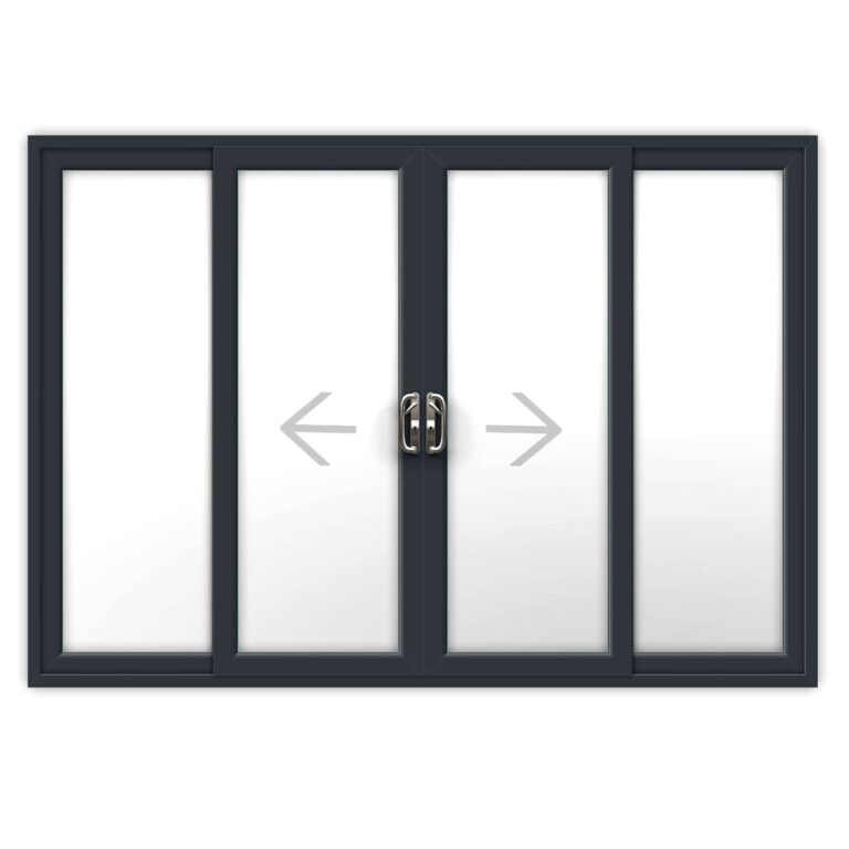 Anthracite Grey uPVC Sliding Patio Doors Affordable Doors