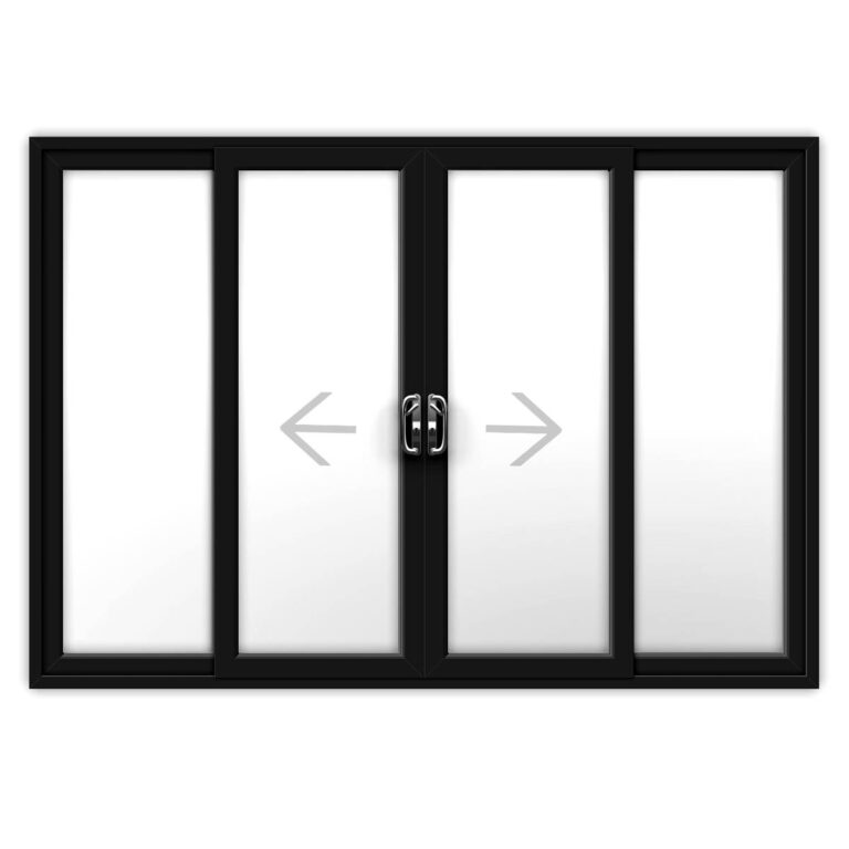 Black Four Pane Sliding Patio Doors Affordable Doors