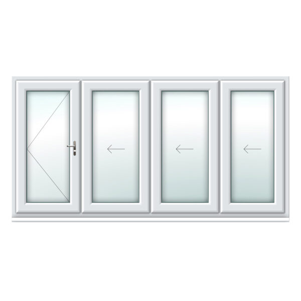 4 Panel uPVC Bifold Doors