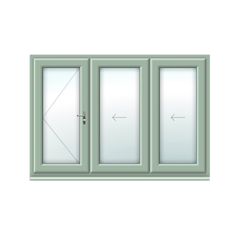 Chartwell Green Panel Upvc Bifold Doors Affordable Doors