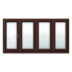 Rosewood 4 Panel Bifold Doors