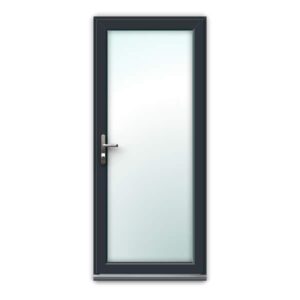 Anthracite Grey uPVC Door - Fully Glazed