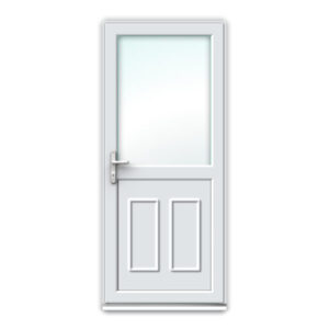 uPVC Door - Half glazed with clayton panel