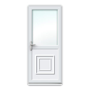 uPVC Door - Half Glazed with Regal Panel