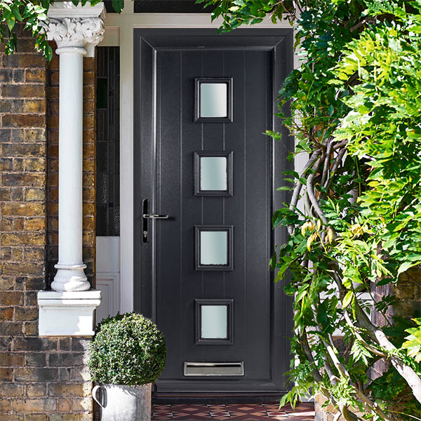 Anthracite Grey uPVC Front Door - Affordable Doors