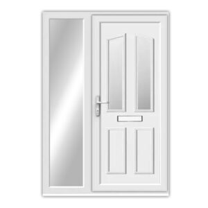 Clayton Single uPVC Door with Side Window