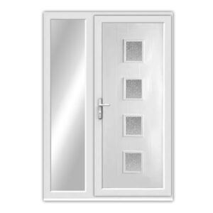 Hayner Single uPVC Door with Side Window