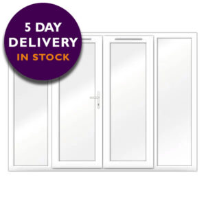 uPVC French Doors with Side Panels - 5 Day Delivery