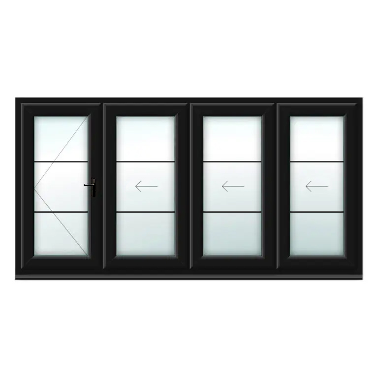 4 Panel Heritage Style uPVC Bifold Doors