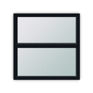 Black Style 5A uPVC window