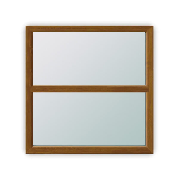 Light Oak Style 5A uPVC window