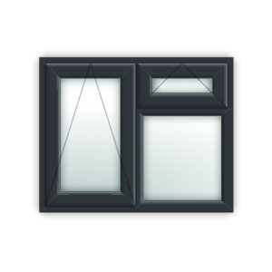 Anthracite Grey uPVC Window - Style 26