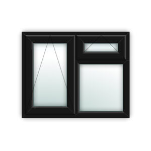 Black uPVC Window - Style 26