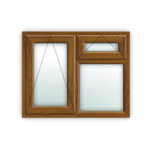Oak uPVC Window - Style 26