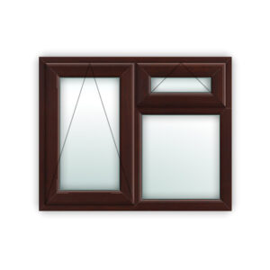Rosewood uPVC Window - Style 26