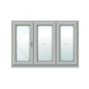 Agate Grey 3 Panel Bifold Doors