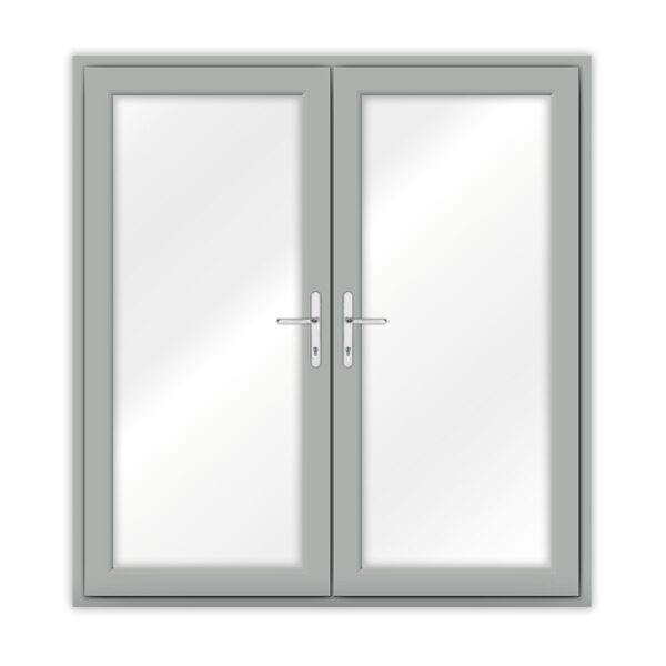 Agate Grey uPVC French Doors