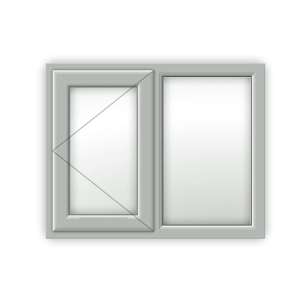 Agate Grey uPVC Window - Style 2