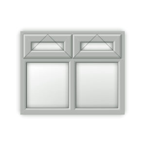 Agate Grey uPVC Window - Style 21