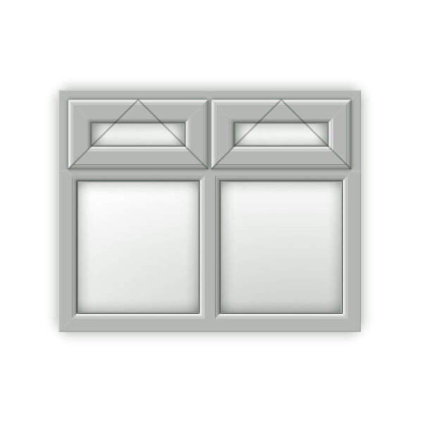 Agate Grey uPVC Window - Style 21