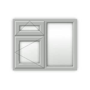 Agate Grey uPVC Window - Style 22