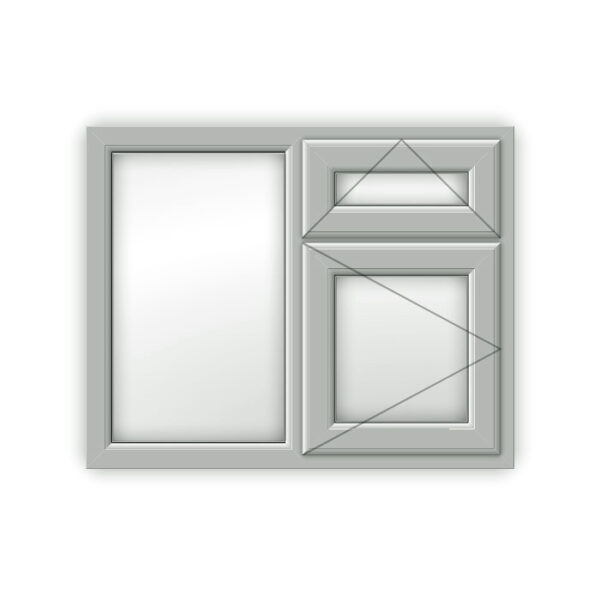 Agate Grey uPVC Window - Style 23