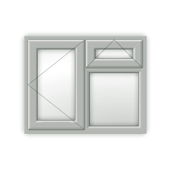 Agate Grey uPVC Window - Style 24