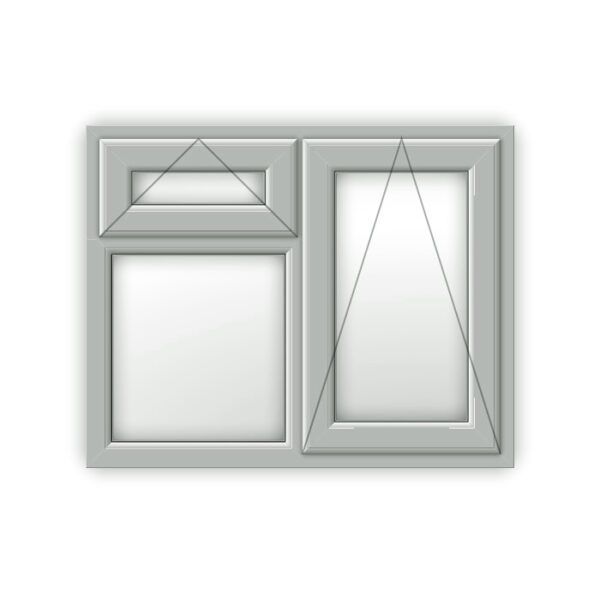 Agate Grey uPVC Window - Style 27