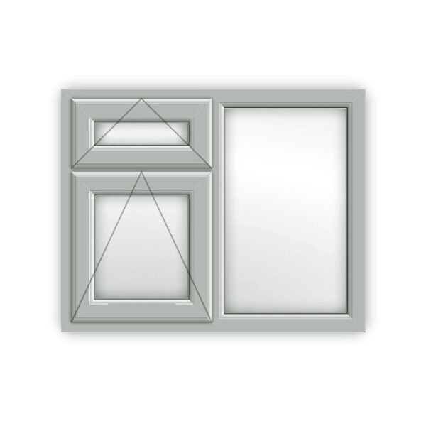 Agate Grey uPVC Window - Style 28