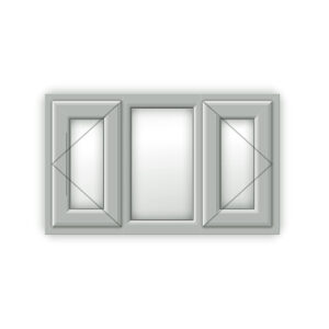 Agate Grey uPVC Window - Style 42