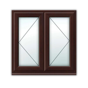 Rosewood uPVC Window Style 15 LR