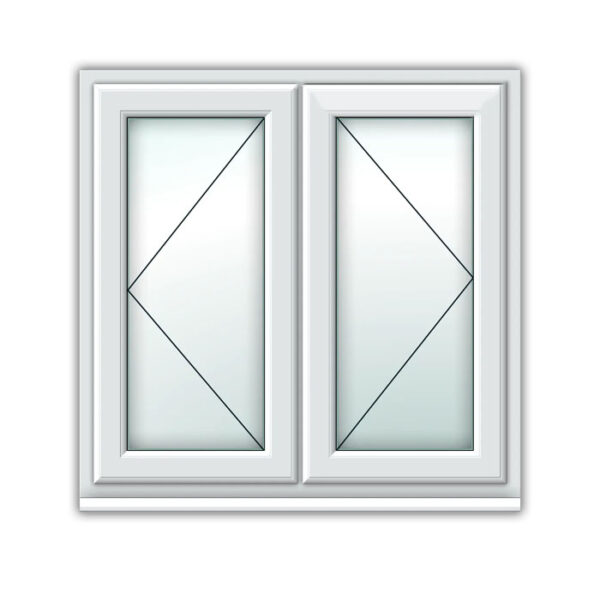 White uPVC Window Style 15 LR