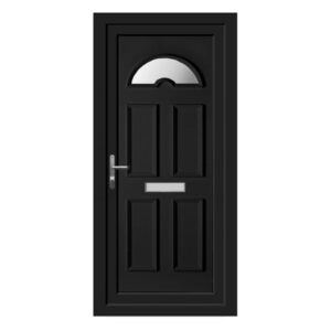 Black Caterham uPVC Front Door