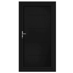 Black Flinton uPVC Front Door