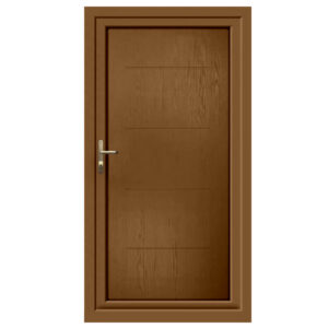 Light Oak Flinton uPVC Front Door