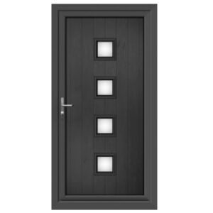 Anthracite Grey Hayner uPVC Front Door