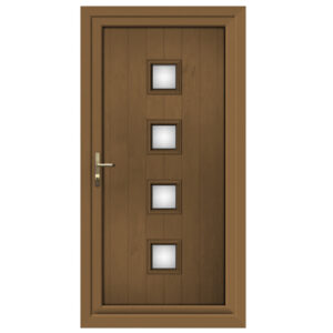 Light Oak Hayner uPVC Front Door