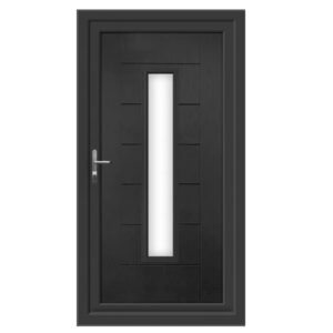 Anthracite Grey London Glazed uPVC Front Door