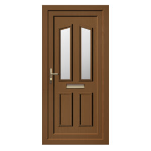 Light Oak Clayton uPVC Front Door