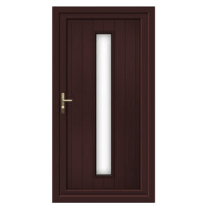 Rosewood Woodruff Long Glazed uPVC Front Door