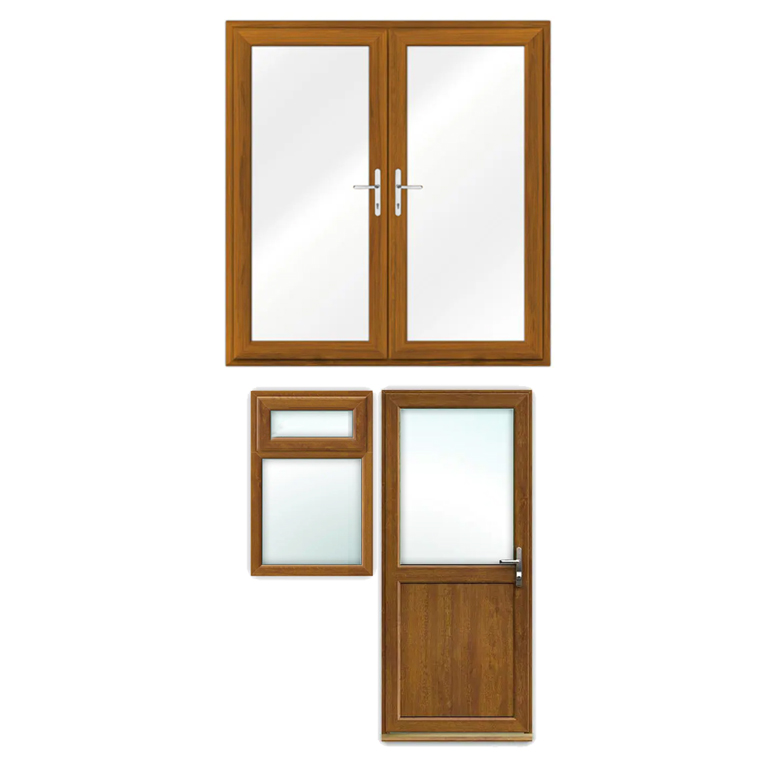 Oak French Doors & Window