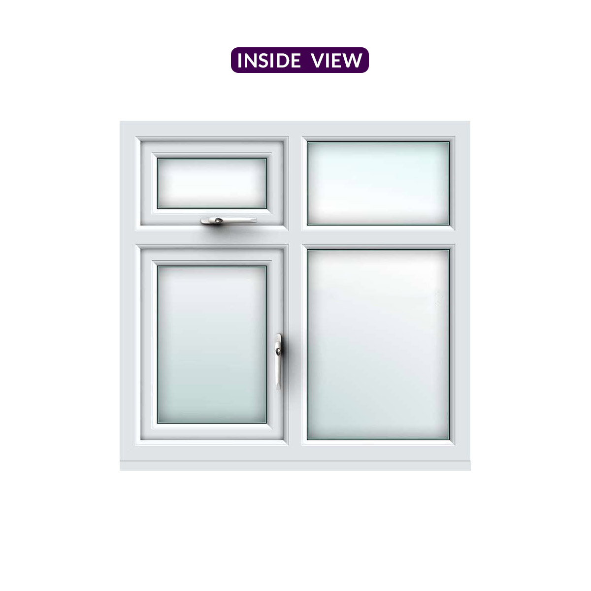 uPvc Window inside - Style 23